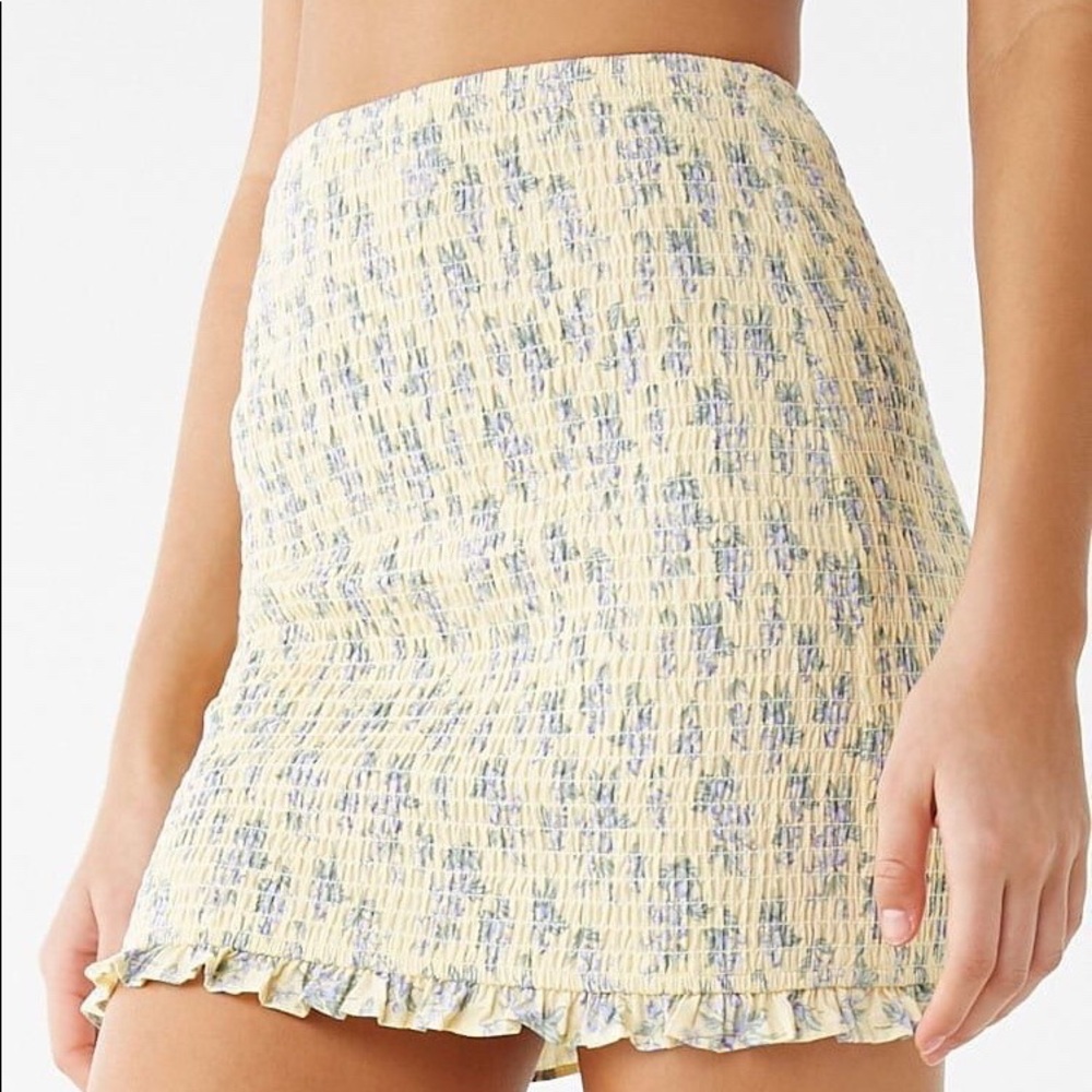 Forever 21 Smocked Skirt